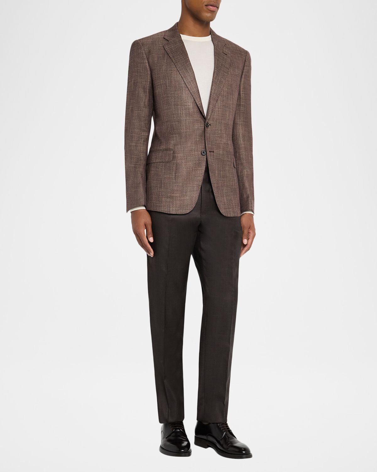 Emporio Armani Men 's Bamboo Viscose Birdseye G Line Sport Coat