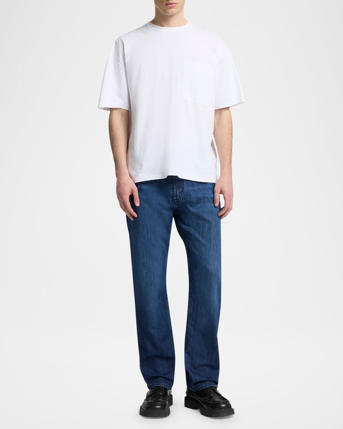 7 for all mankind Men 's Modern Straight-Leg Jeans
