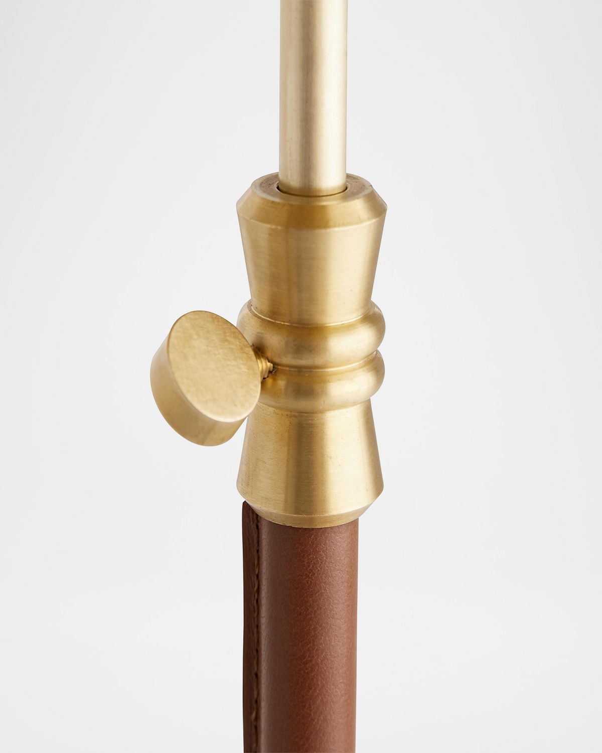 Arteriors Addison Adjustable Leather Accent Table