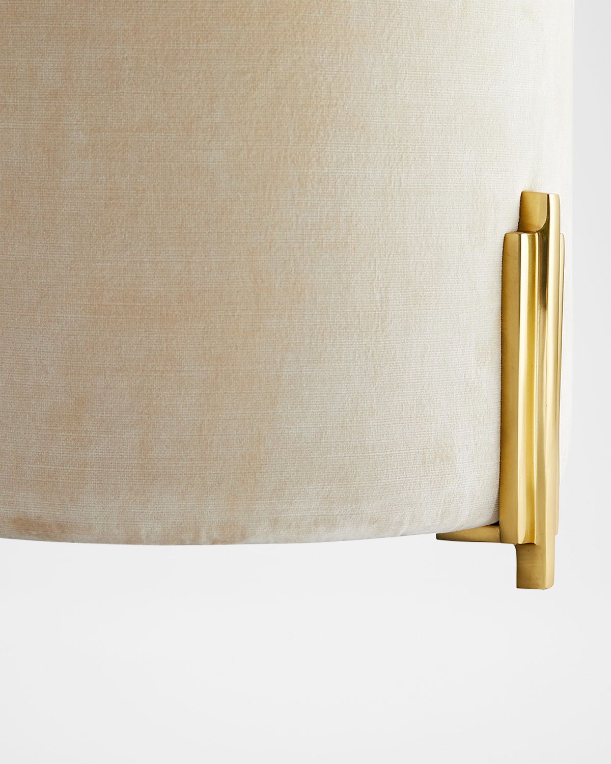 Arteriors Warby Velvet Ottoman