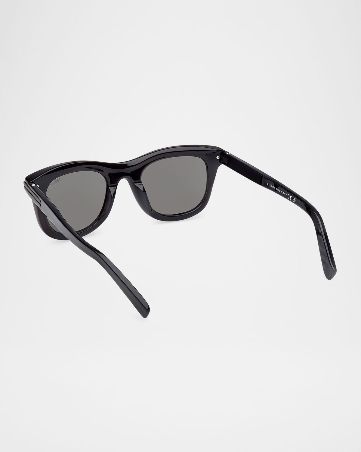 ZEGNA Men 's Acetate Square Sunglasses