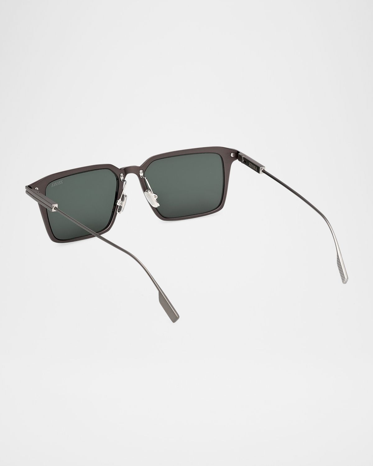 ZEGNA Men 's Aluminum Square Sunglasses | Thumbnail 5
