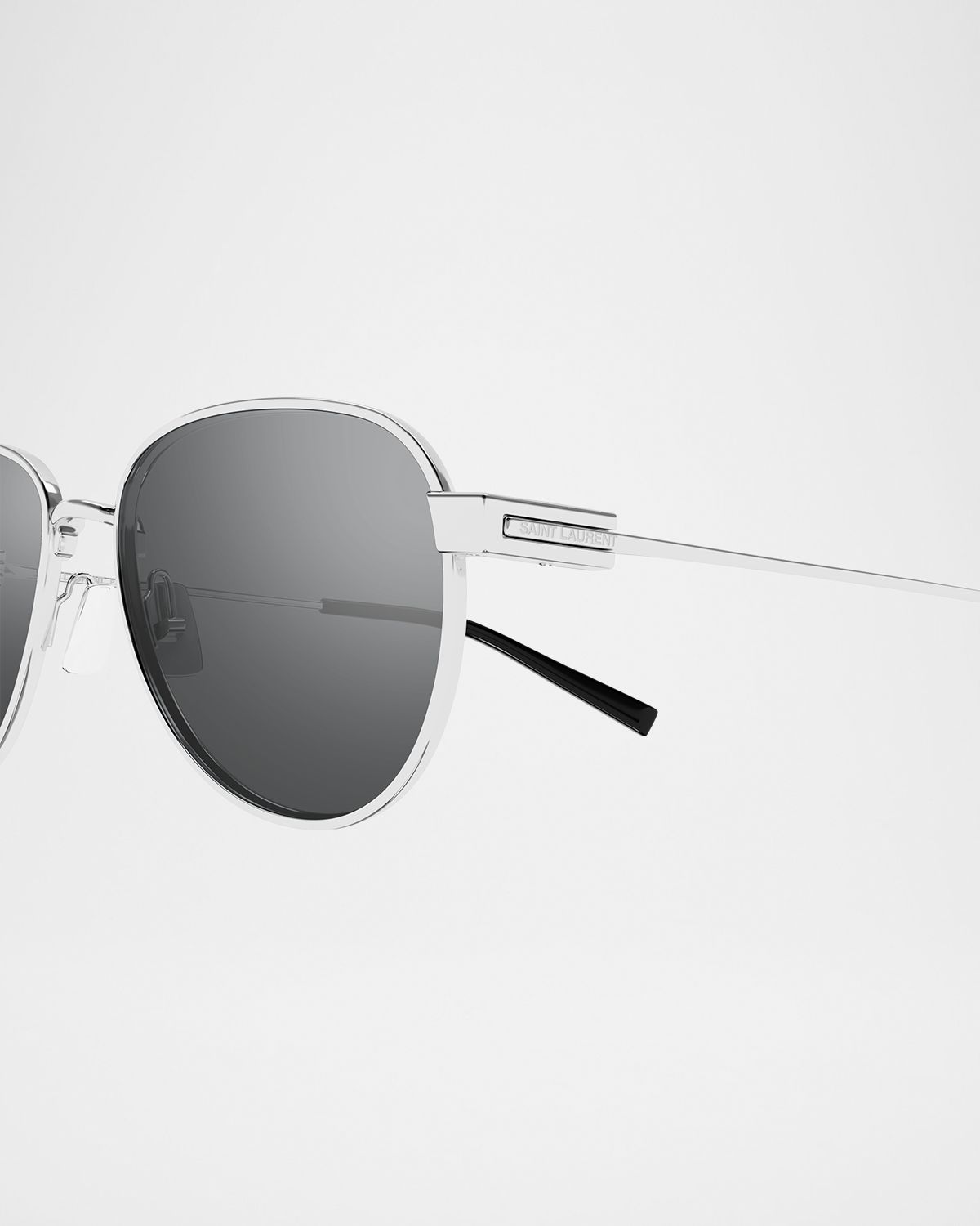 Saint Laurent Men 's SL 772 Metal Aviator Sunglasses