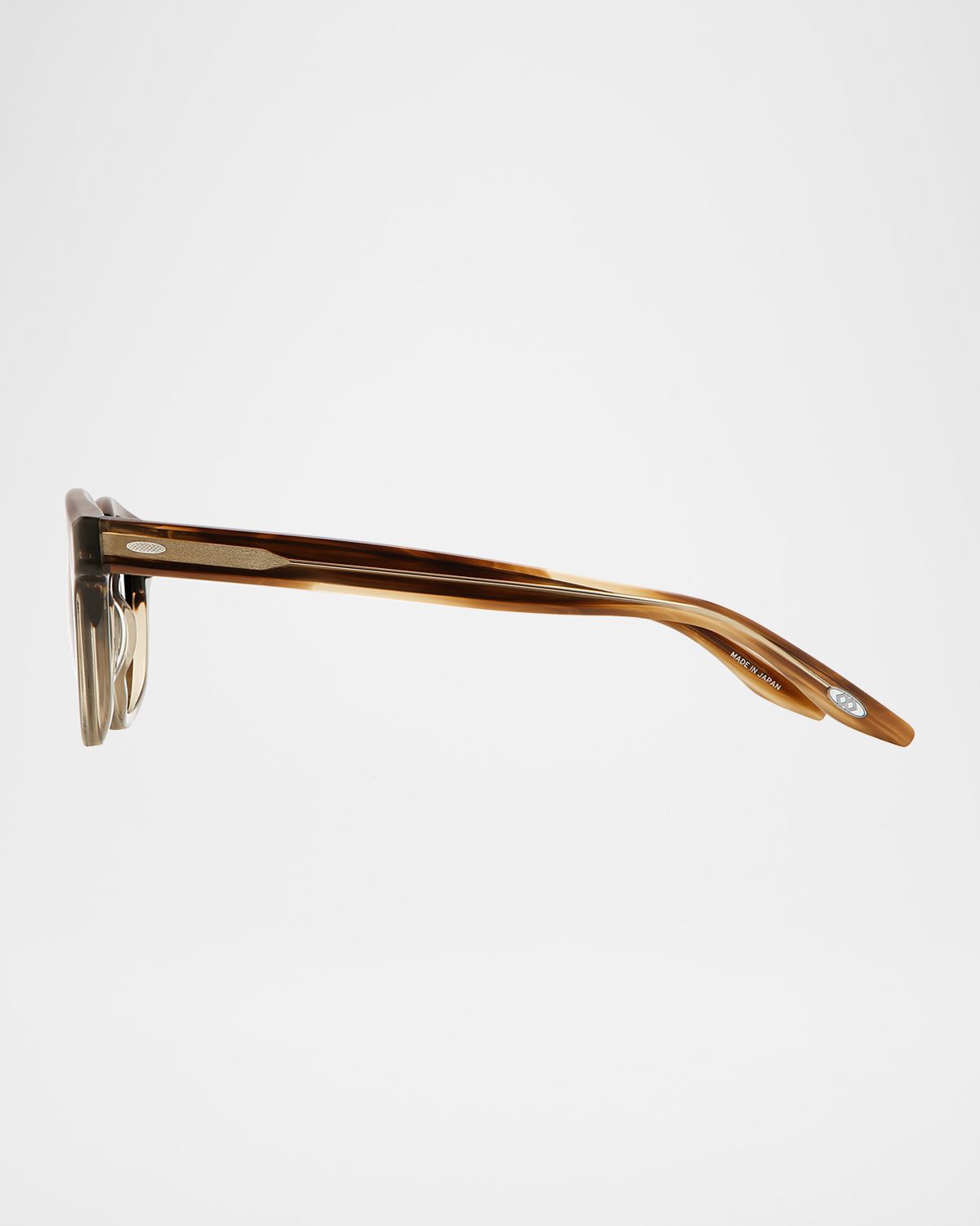 Barton Perreira Men 's Oxford Acetate Round Sunglasses