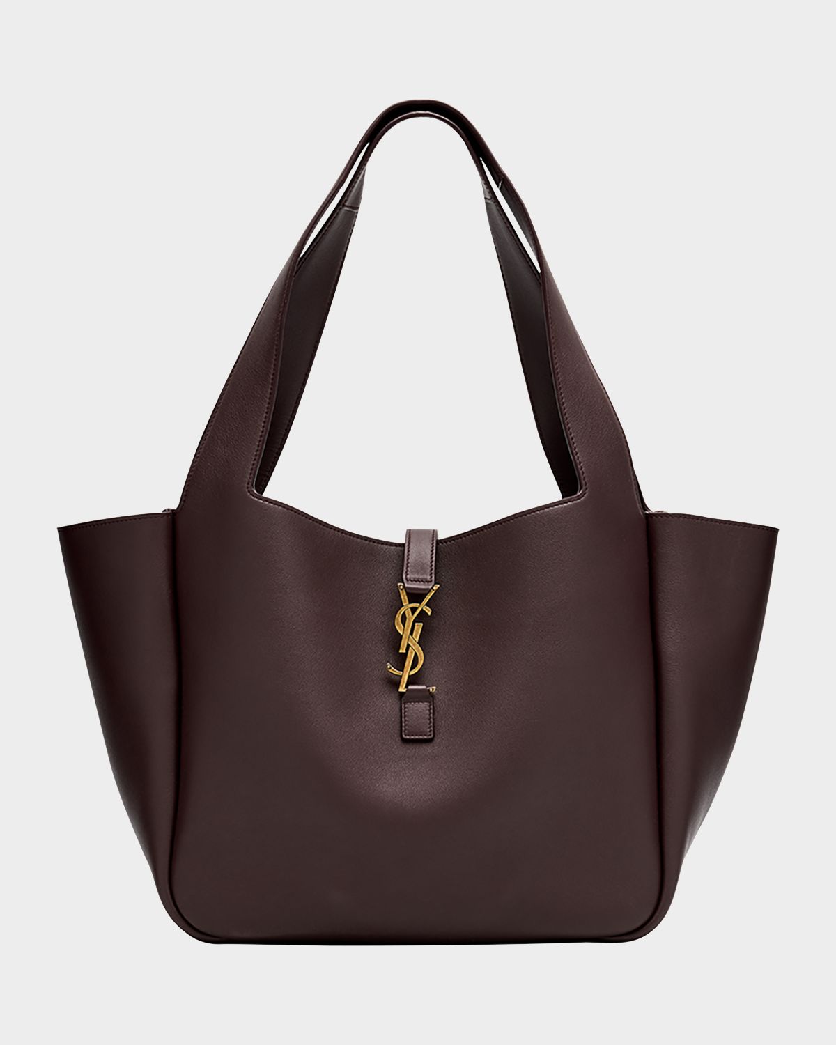Saint Laurent Le 5 À 7 Bea YSL Tote Bag in Calfskin Leather