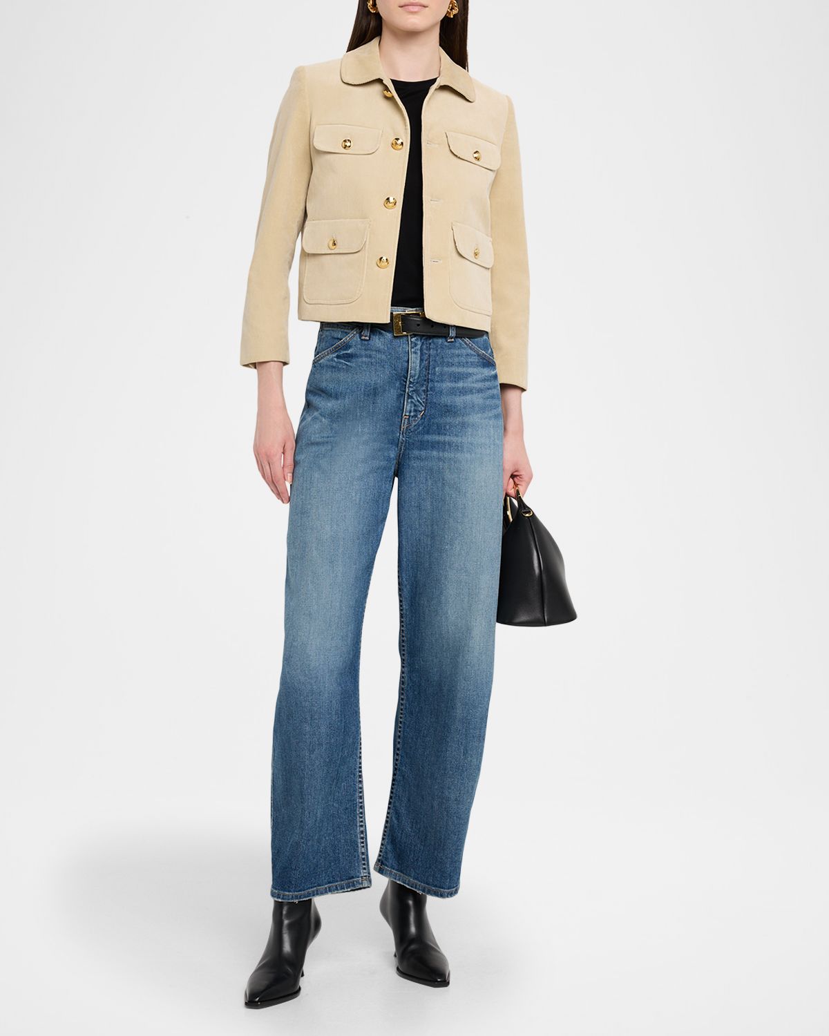 Nili Lotan Chamonix Corduroy Short Jacket