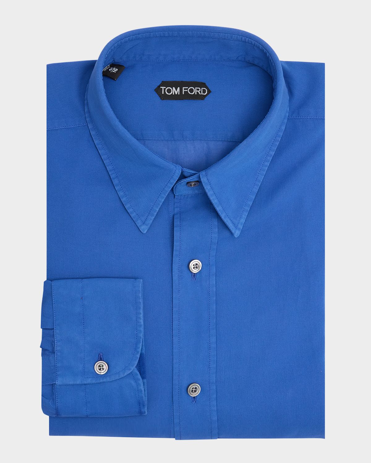 TOM FORD Men 's Refined Cotton Voile Fluid-Fit Shirt