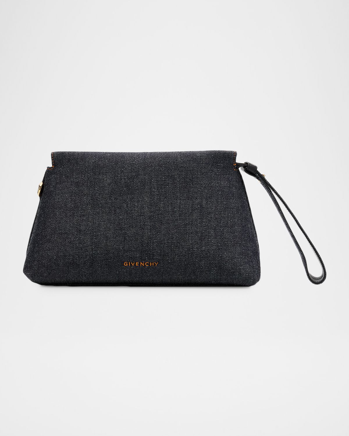 Givenchy Day Cotton Denim Pouch Bag
