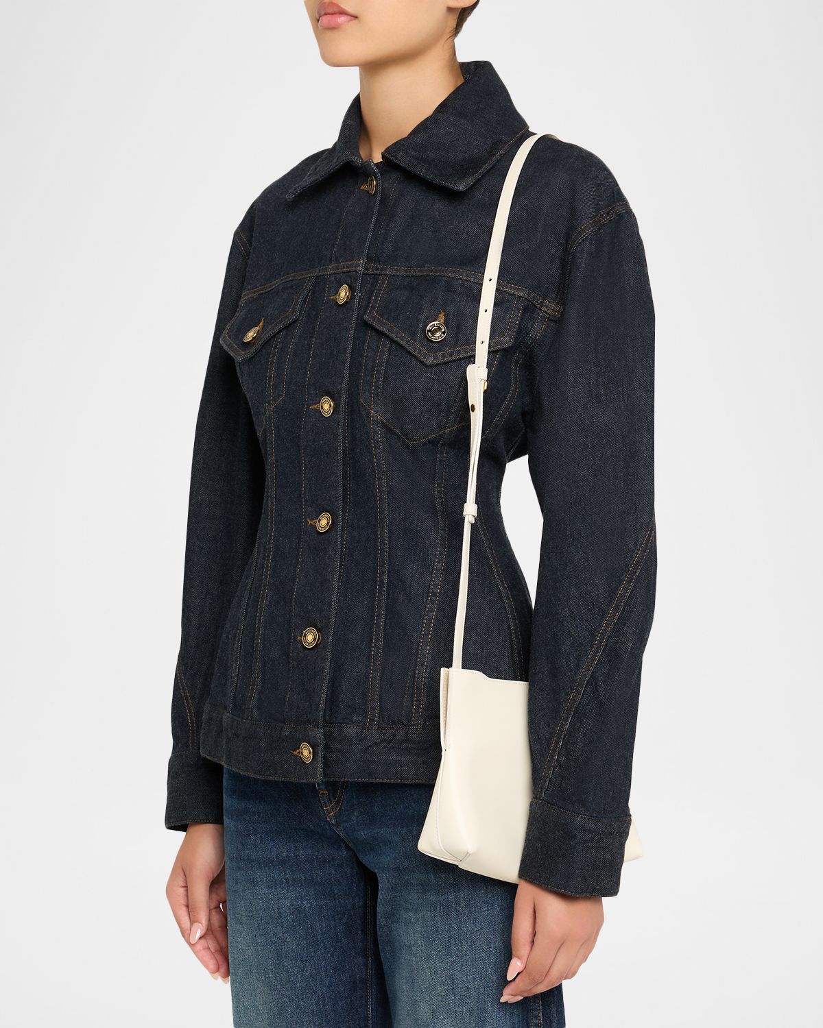 Givenchy Day Flat Crossbody Pouch Bag in Shiny Leather