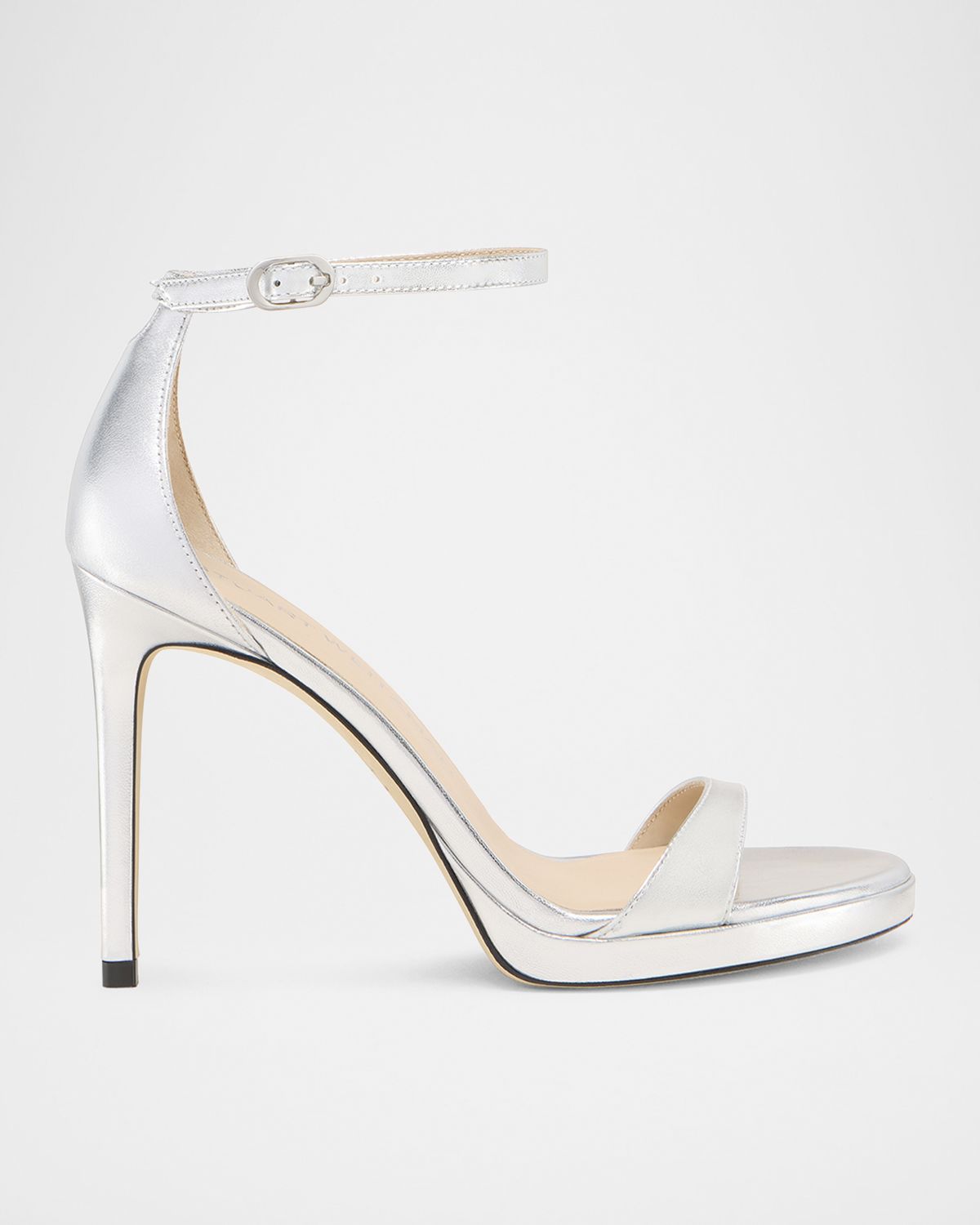 Stuart Weitzman Nudist Metallic Ankle-Wrap Platform Sandals | Thumbnail 5 Stuart Weitzman Nudist Metallic Ankle-Wrap Platform Sandals | Thumbnail 5