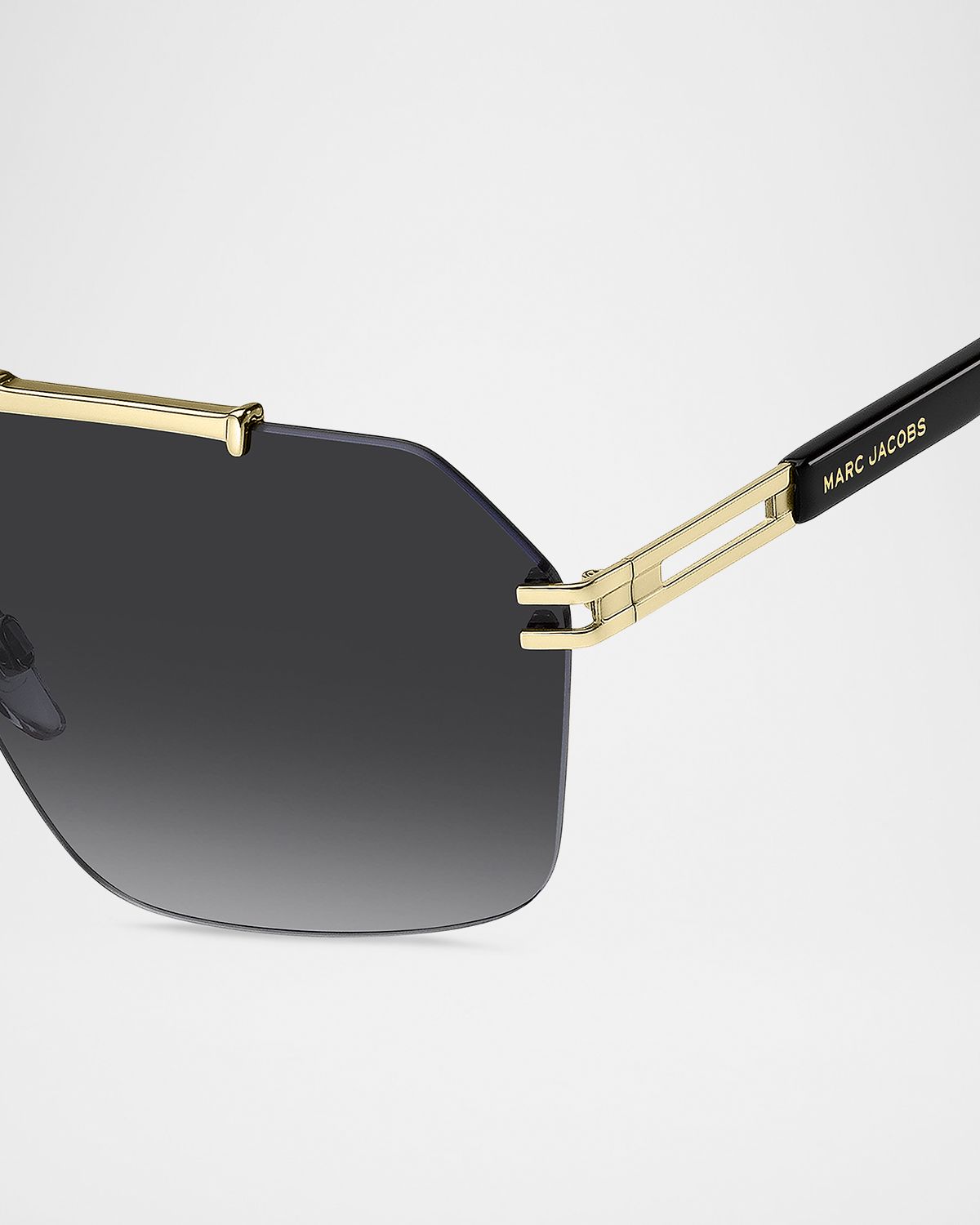 Marc Jacobs Marc 837S Titanium Rectangular Sunglasses