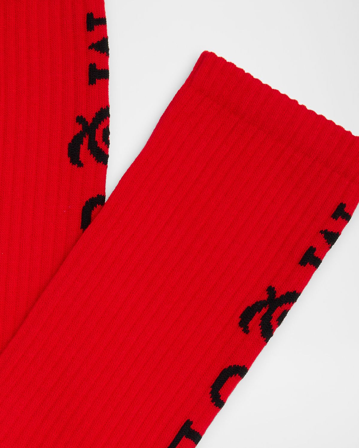 McQueen Men 's Vertical Logo Cotton Stretch Sport Socks