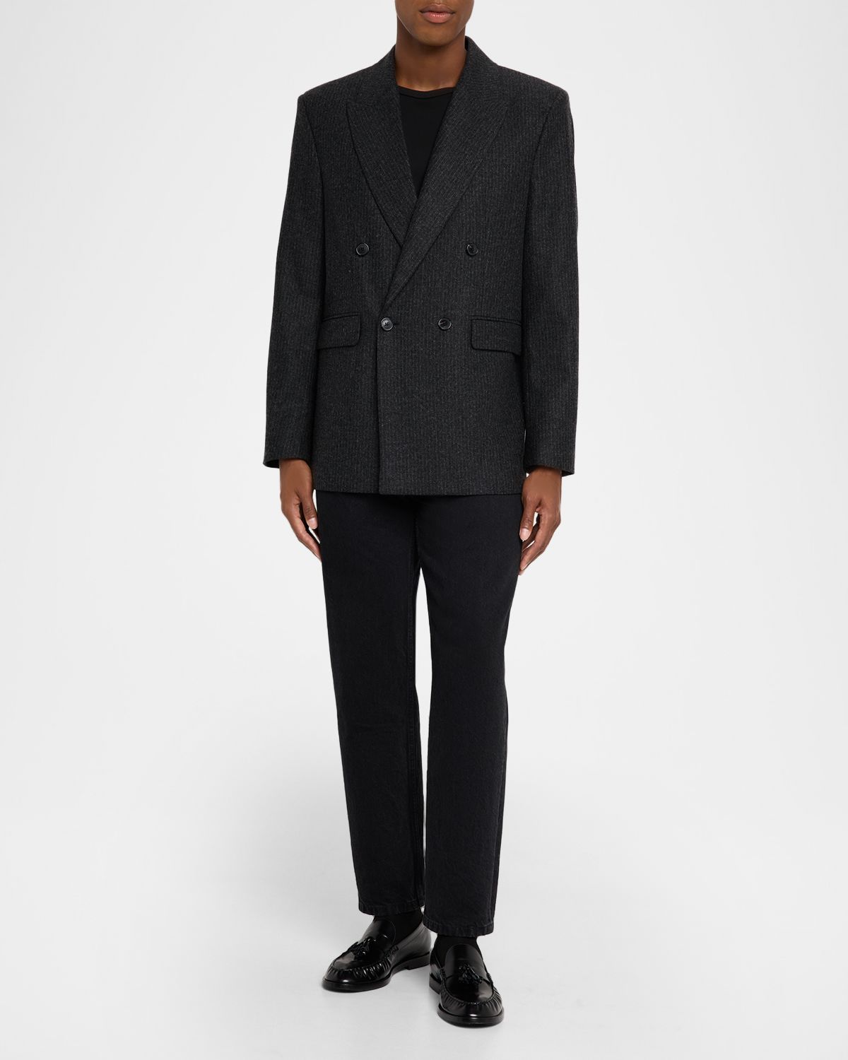 FRAME Men 's Pinstripe Wool Blazer