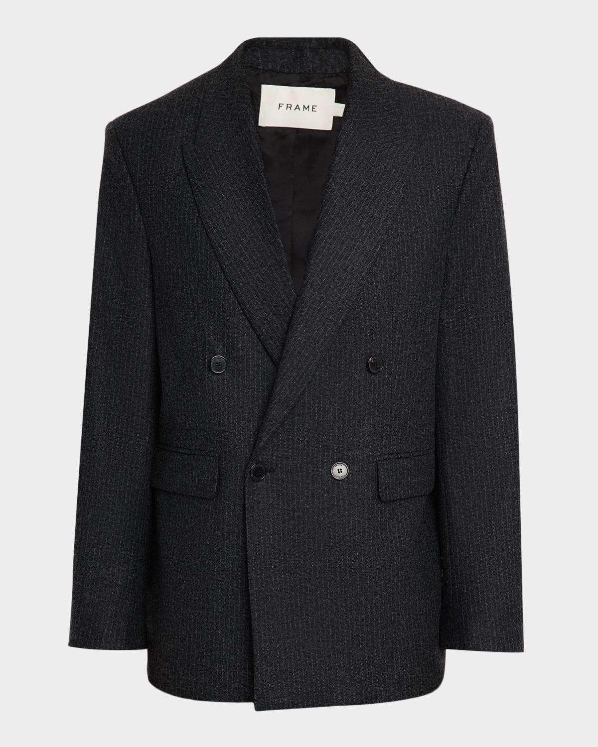 FRAME Men 's Pinstripe Wool Blazer | Thumbnail 9 FRAME Men 's Pinstripe Wool Blazer | Thumbnail 9