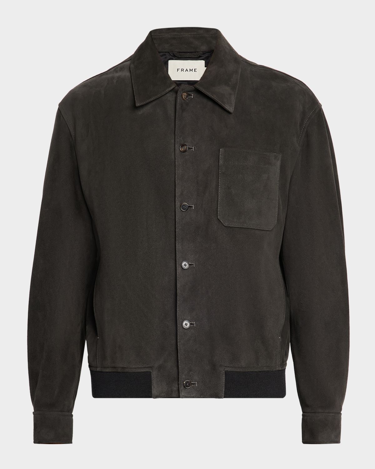 FRAME Men 's Suede Bomber Jacket
