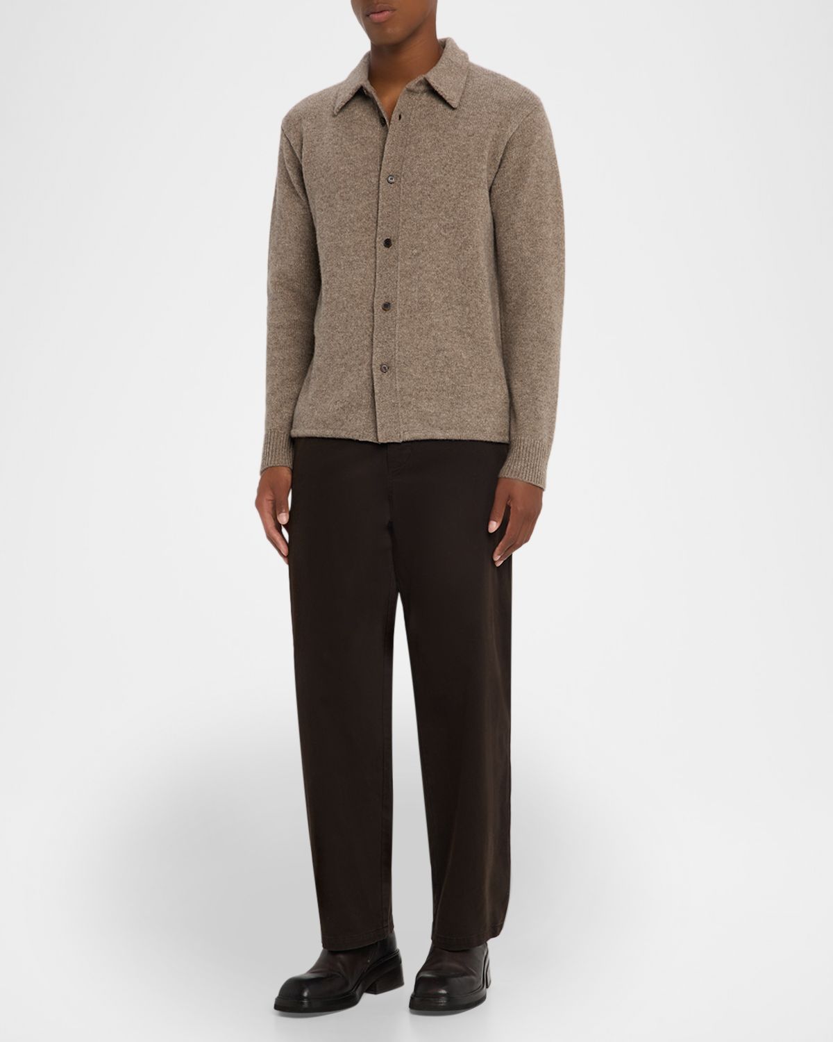 FRAME Men 's Yak Wool Knit Sweater