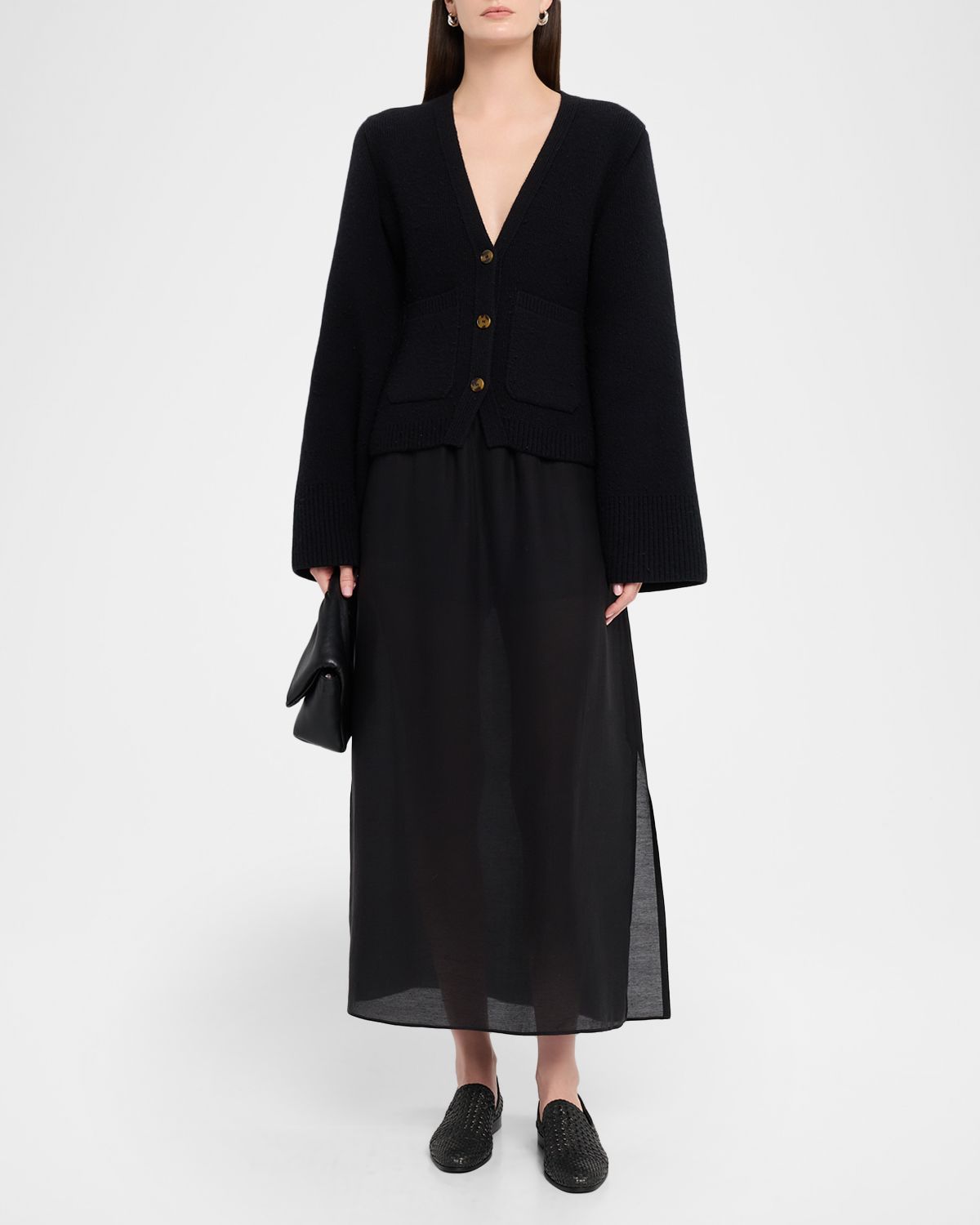 Akyn Studio Raya Sheer Midi Skirt