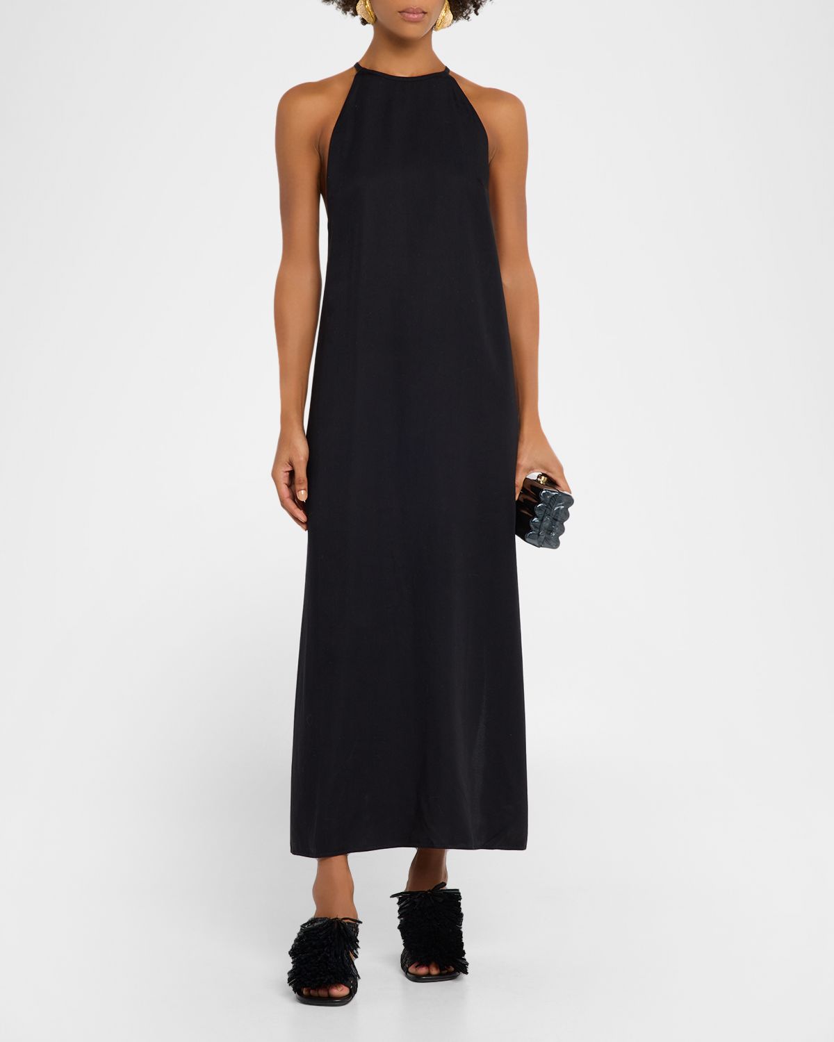 Akyn Studio Odessa Washed Denim Midi Dress