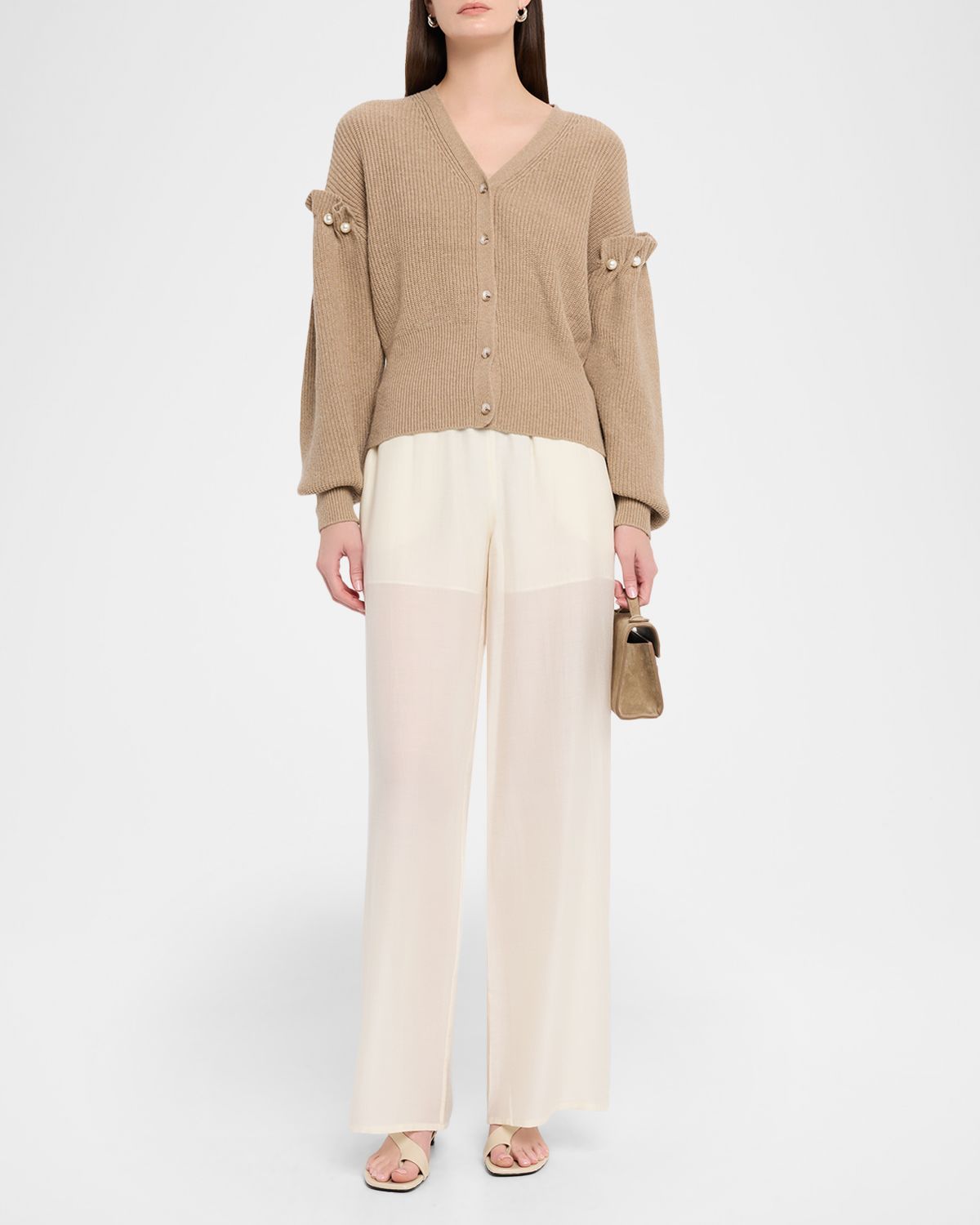 Akyn Studio Teagan Sheer Loose Trousers