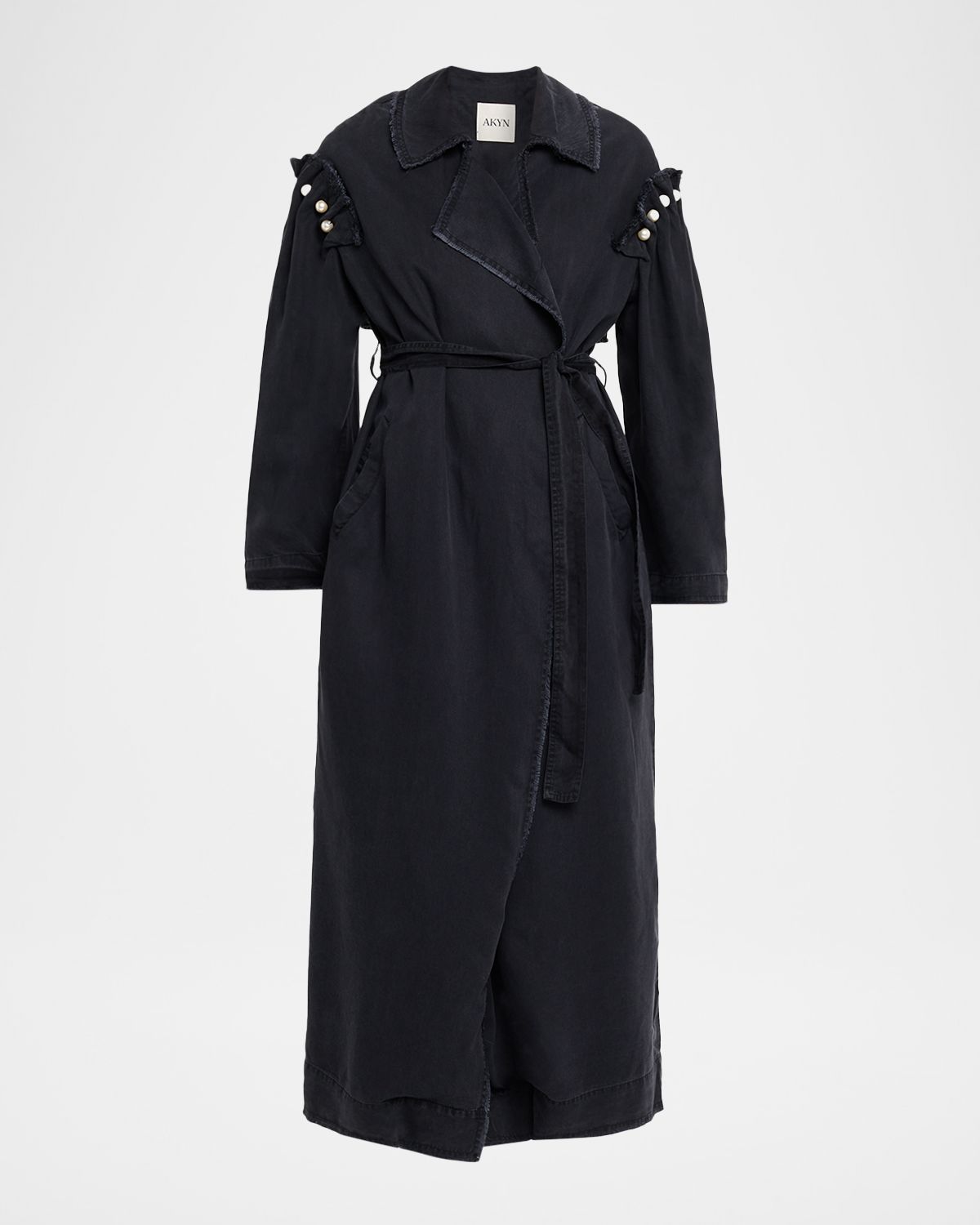 Akyn Studio Rocia Denim Trench Coat