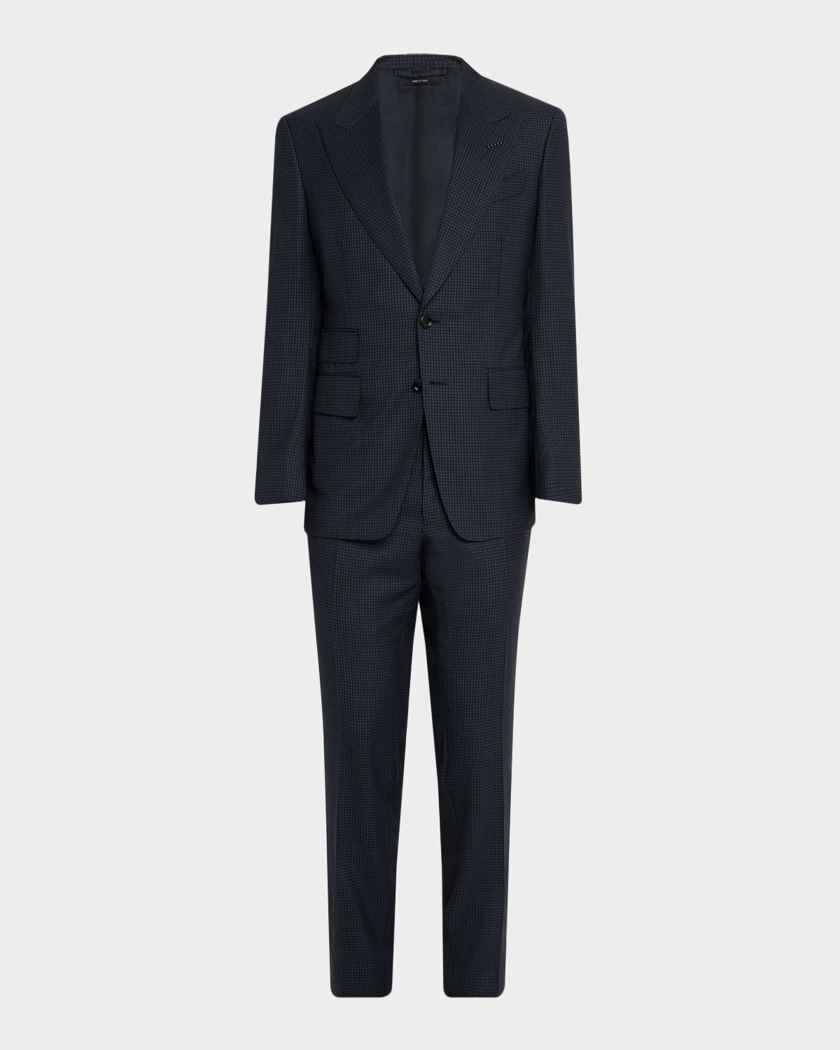 TOM FORD Men 's Shelton Tiny Houndstooth Suit