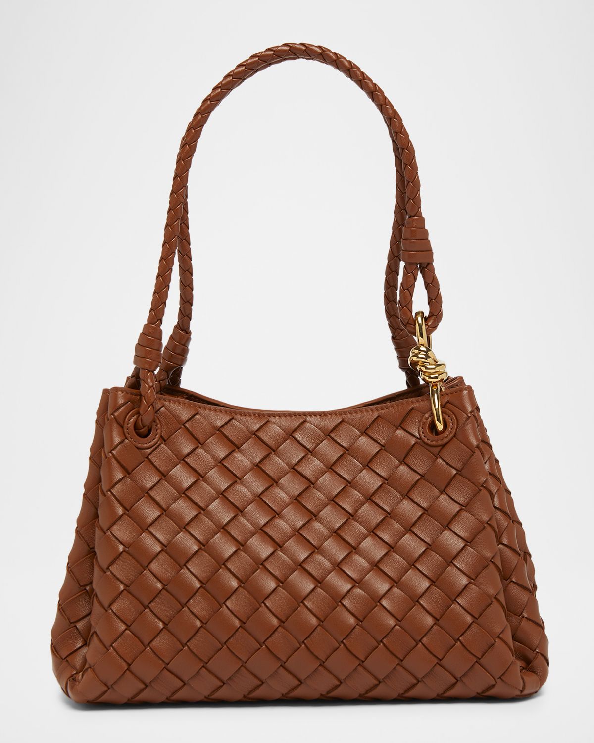 Bottega Veneta Parachute Medium Nappa Leather Shoulder Bag