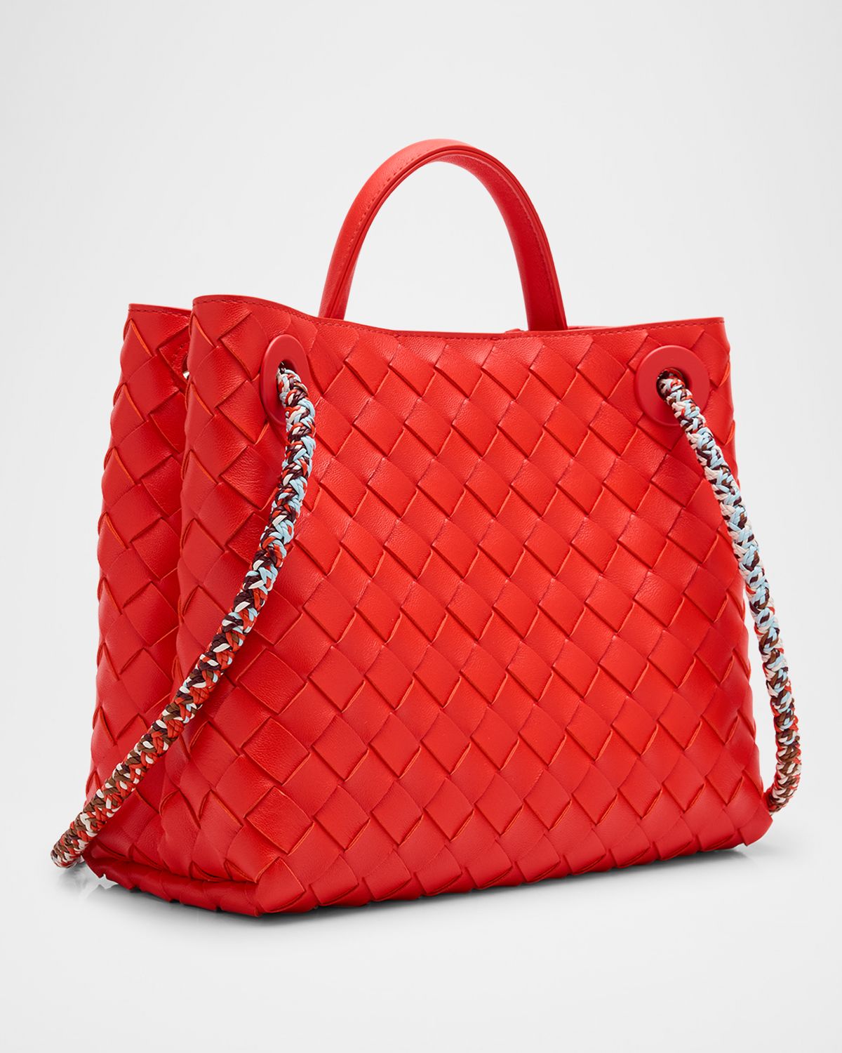 Bottega Veneta Andiamo Small Leather Top-Handle Bag