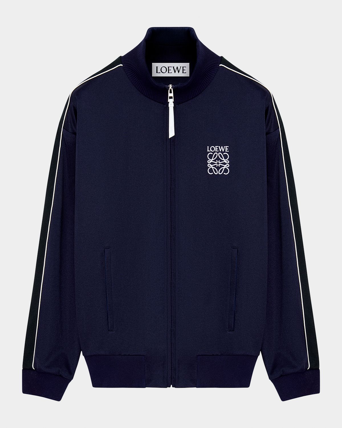 Loewe Men 's Poly Satin Track Jacket | Thumbnail 3 Loewe Men 's Poly Satin Track Jacket | Thumbnail 3
