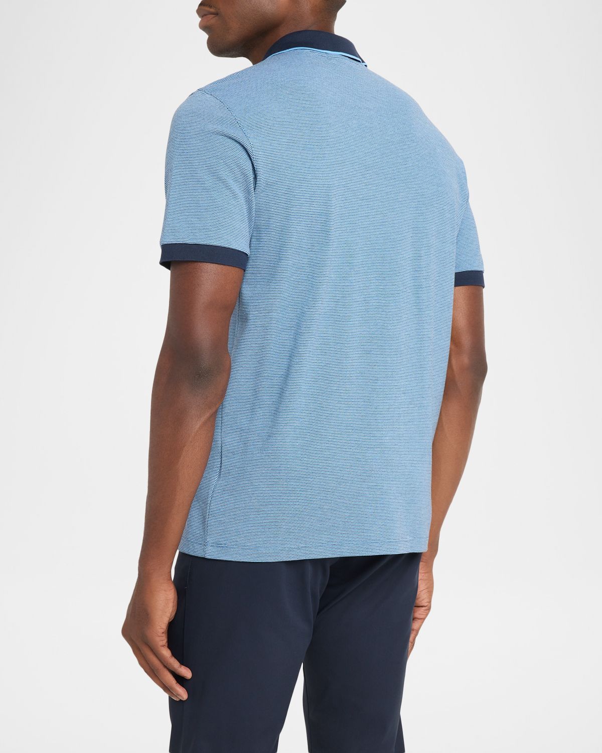 Theory Men 's Birdseye Pique Pocket Polo Shirt | Thumbnail 3 Theory Men 's Birdseye Pique Pocket Polo Shirt | Thumbnail 3