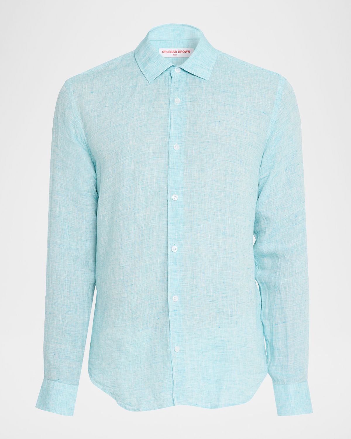 Orlebar Brown Men 's Giles Linen Tailored-Fit Button-Down Shirt