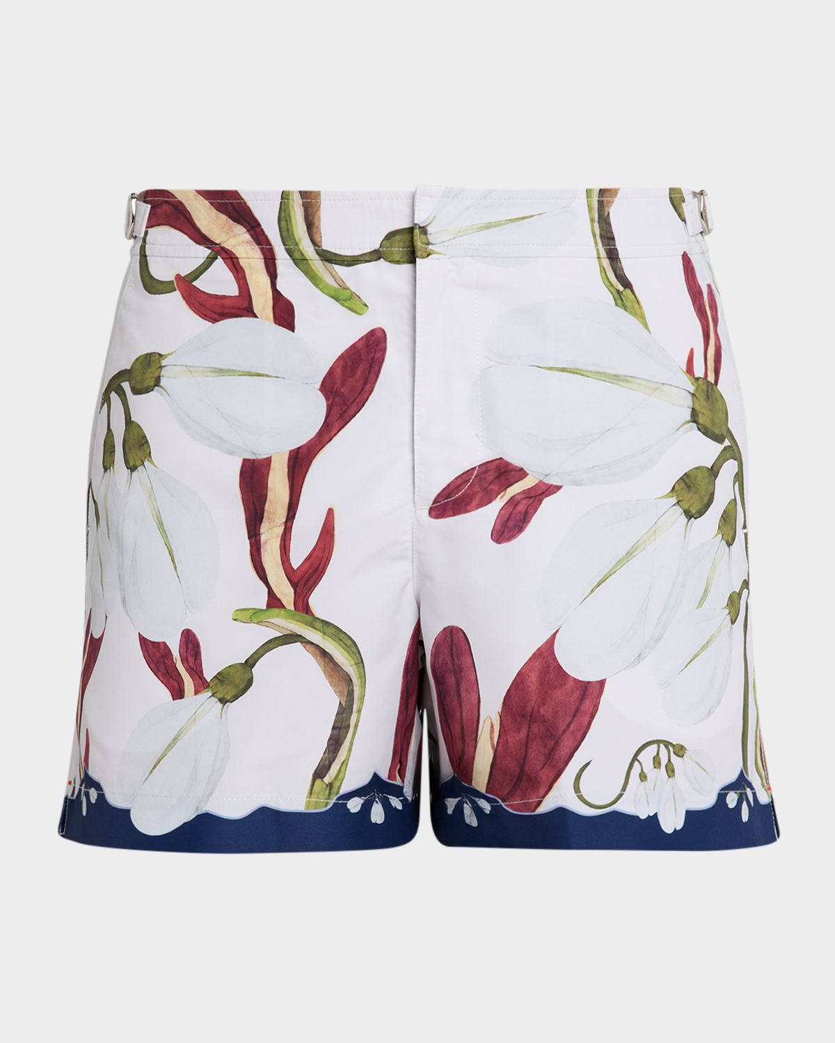 Orlebar Brown Men 's Setter Orchis Print Swim Shorts, 4.5 Inseam