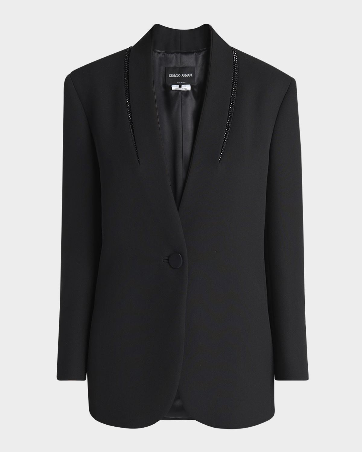 Giorgio Armani Beaded Silk Tuxedo Jacket | Thumbnail 6 Giorgio Armani Beaded Silk Tuxedo Jacket | Thumbnail 6