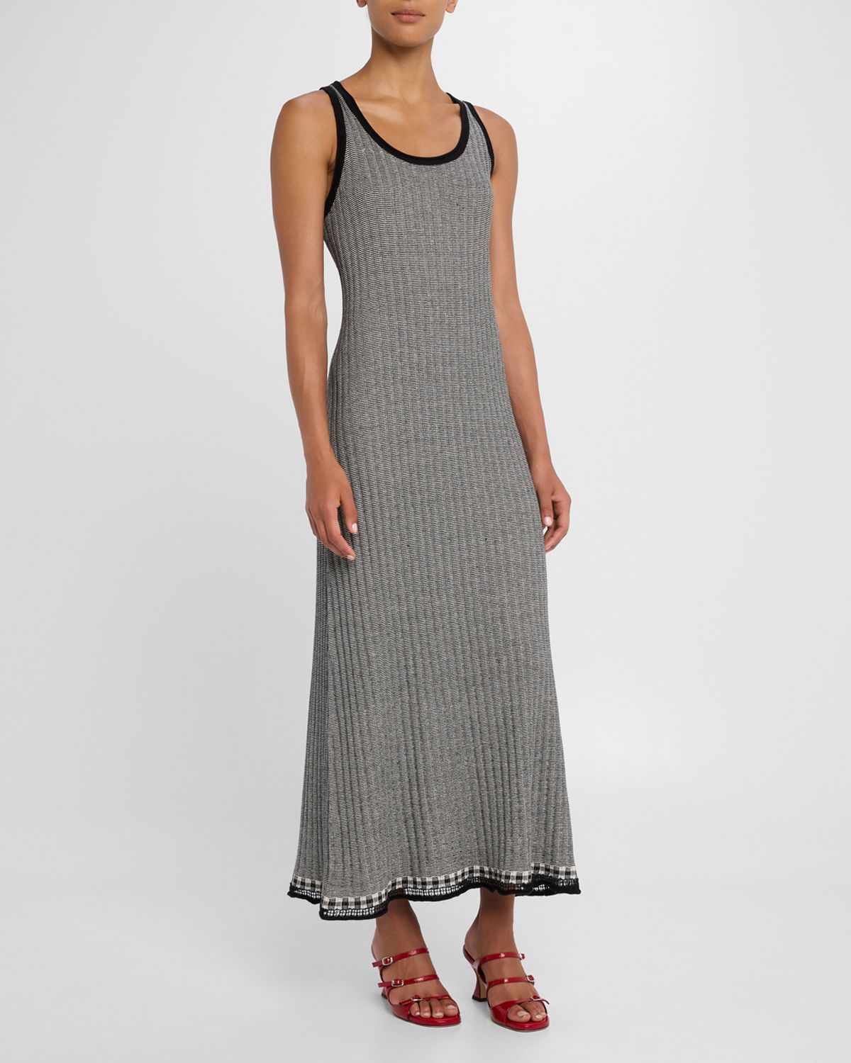Guest in Residence Fine Stripe Maxi Dress
