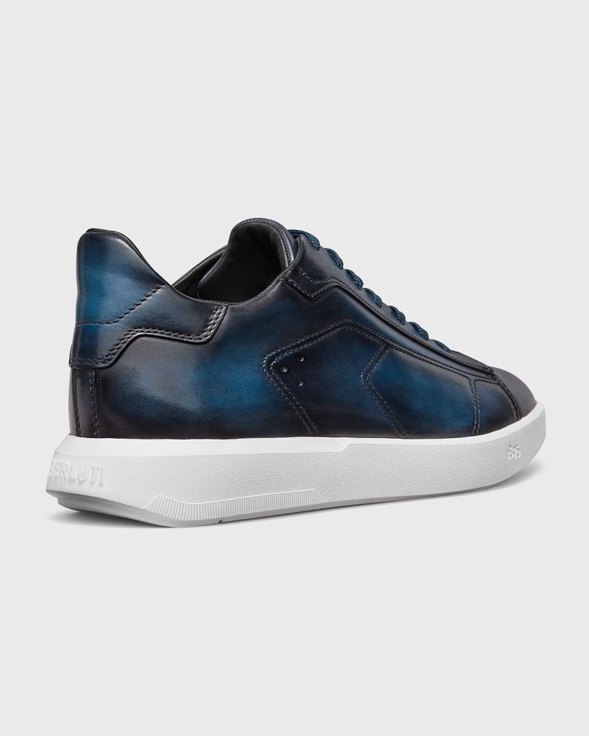 Berluti Men 's Stellar Leather Low-Top Sneakers