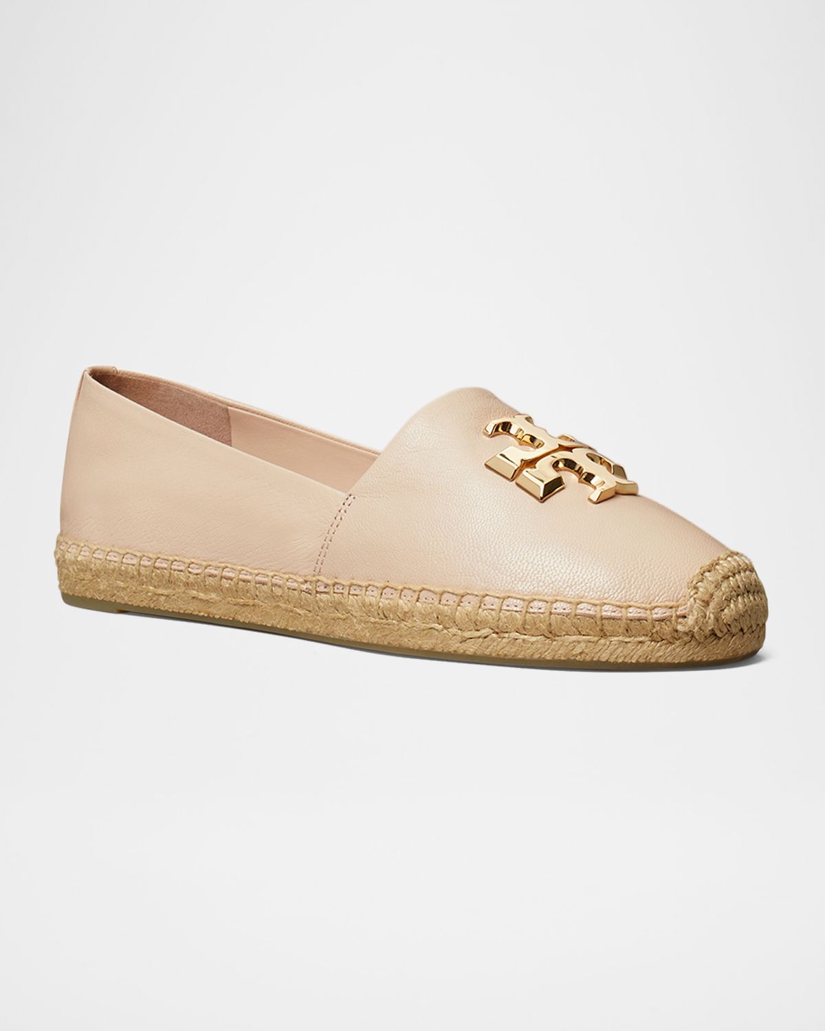 Tory Burch Eleanor Leather Medallion Espadrilles
