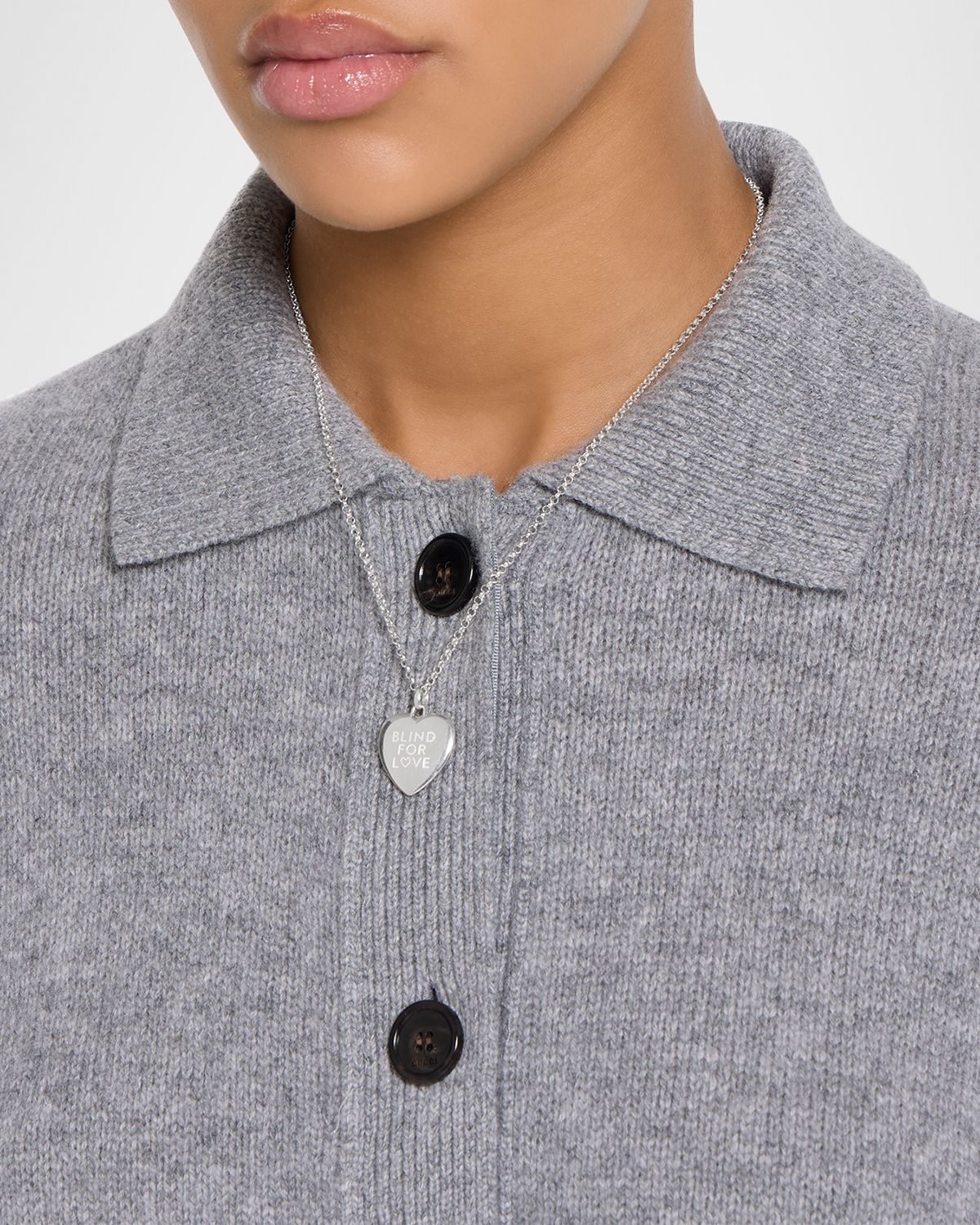 Gucci Blind For Love Pendant Necklace