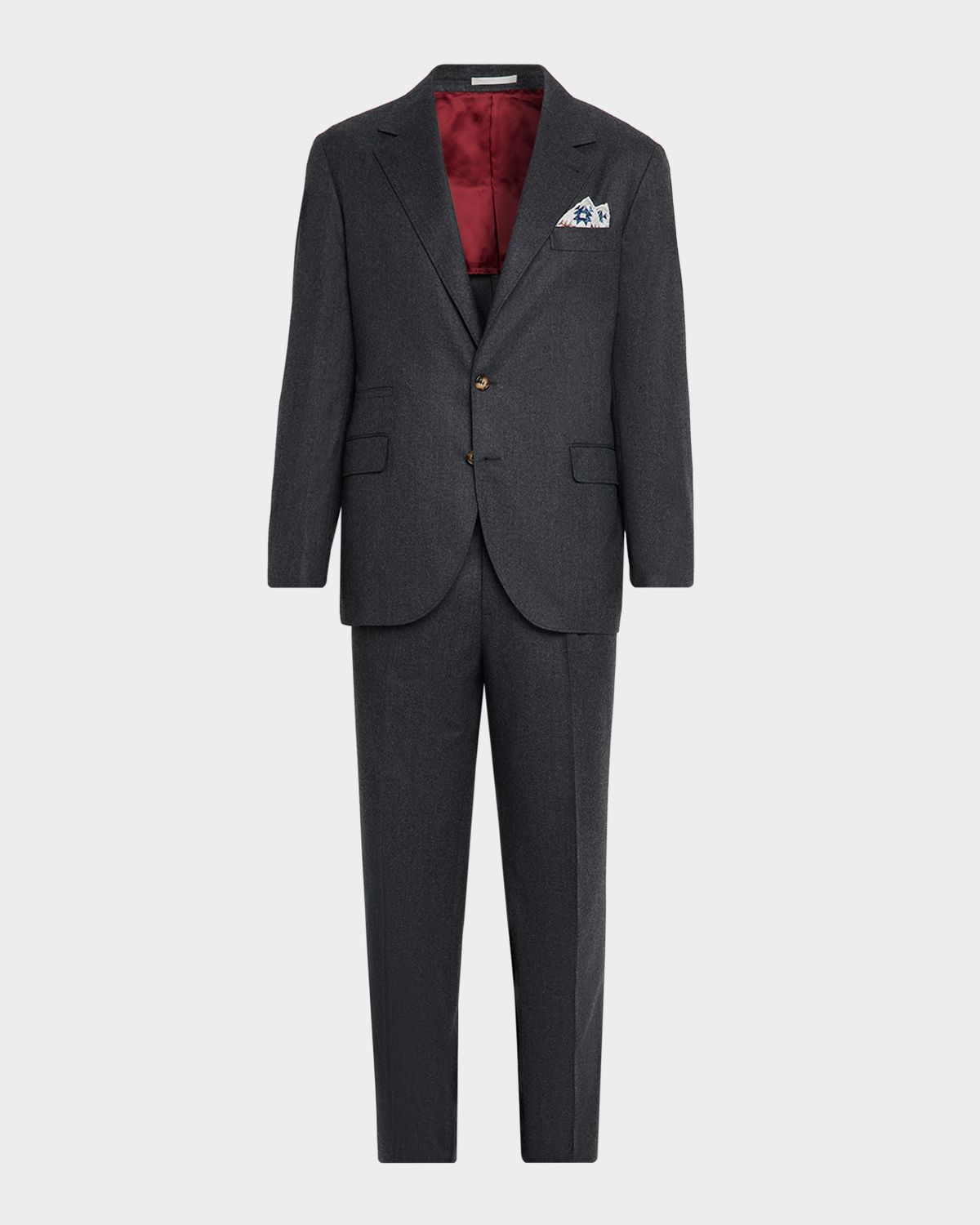 Brunello Cucinelli Men 's Wool Flannel Two-Piece Suit