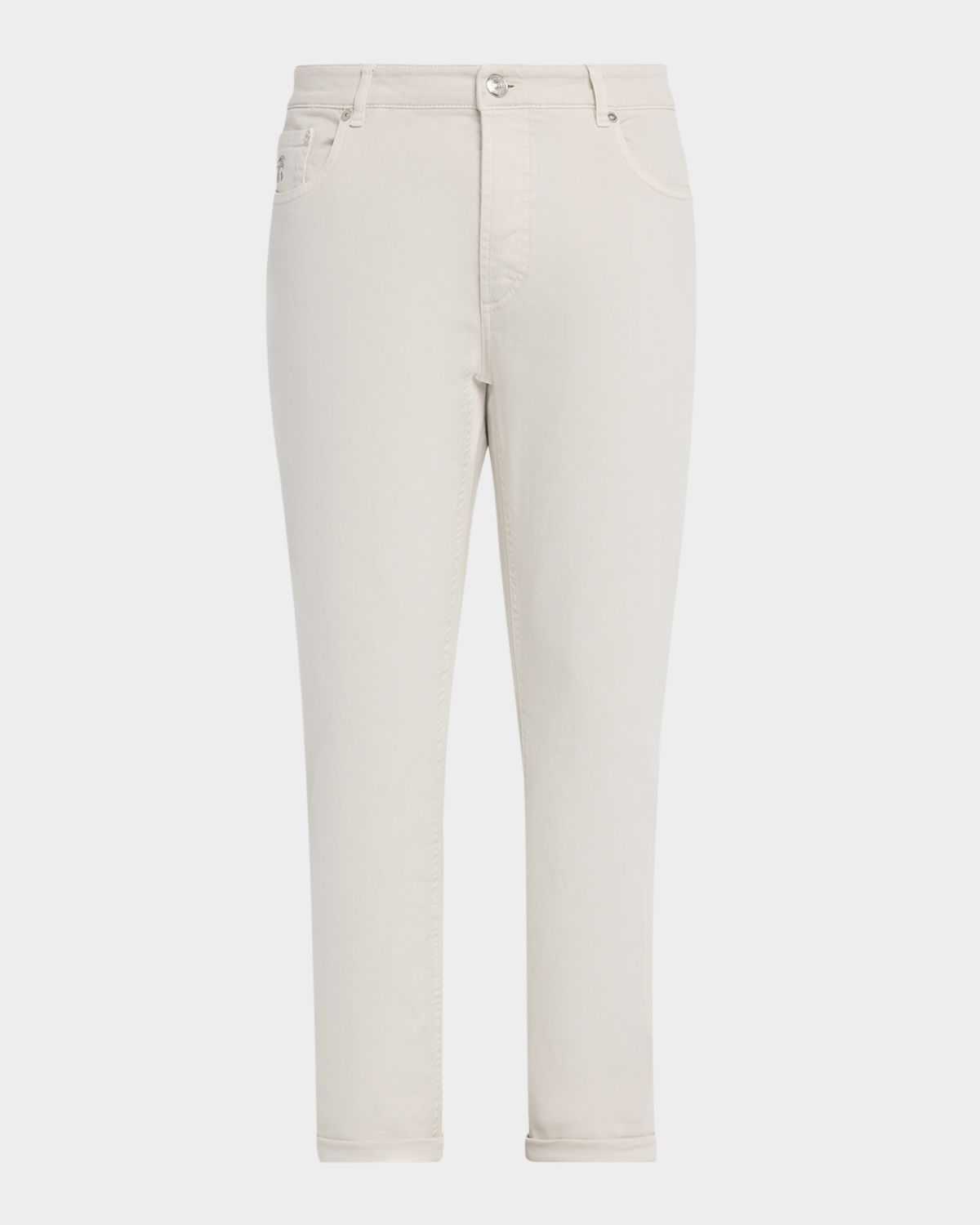 Brunello Cucinelli Men 's Traditional-Fit Denim Five-Pocket Pants