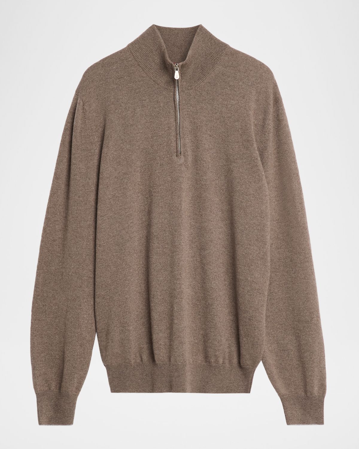 Brunello Cucinelli Men 's Cashmere Quarter-Zip Sweater | Thumbnail 6 Brunello Cucinelli Men 's Cashmere Quarter-Zip Sweater | Thumbnail 6