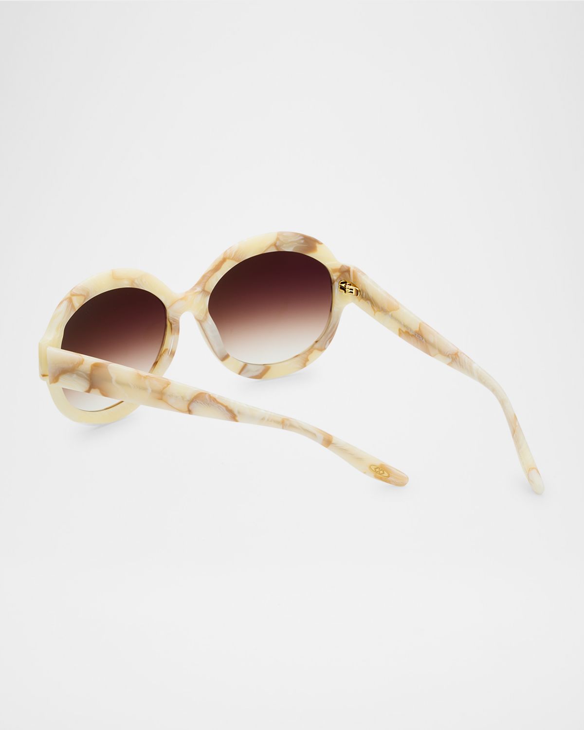Barton Perreira Orleandra Round Acetate Sunglasses