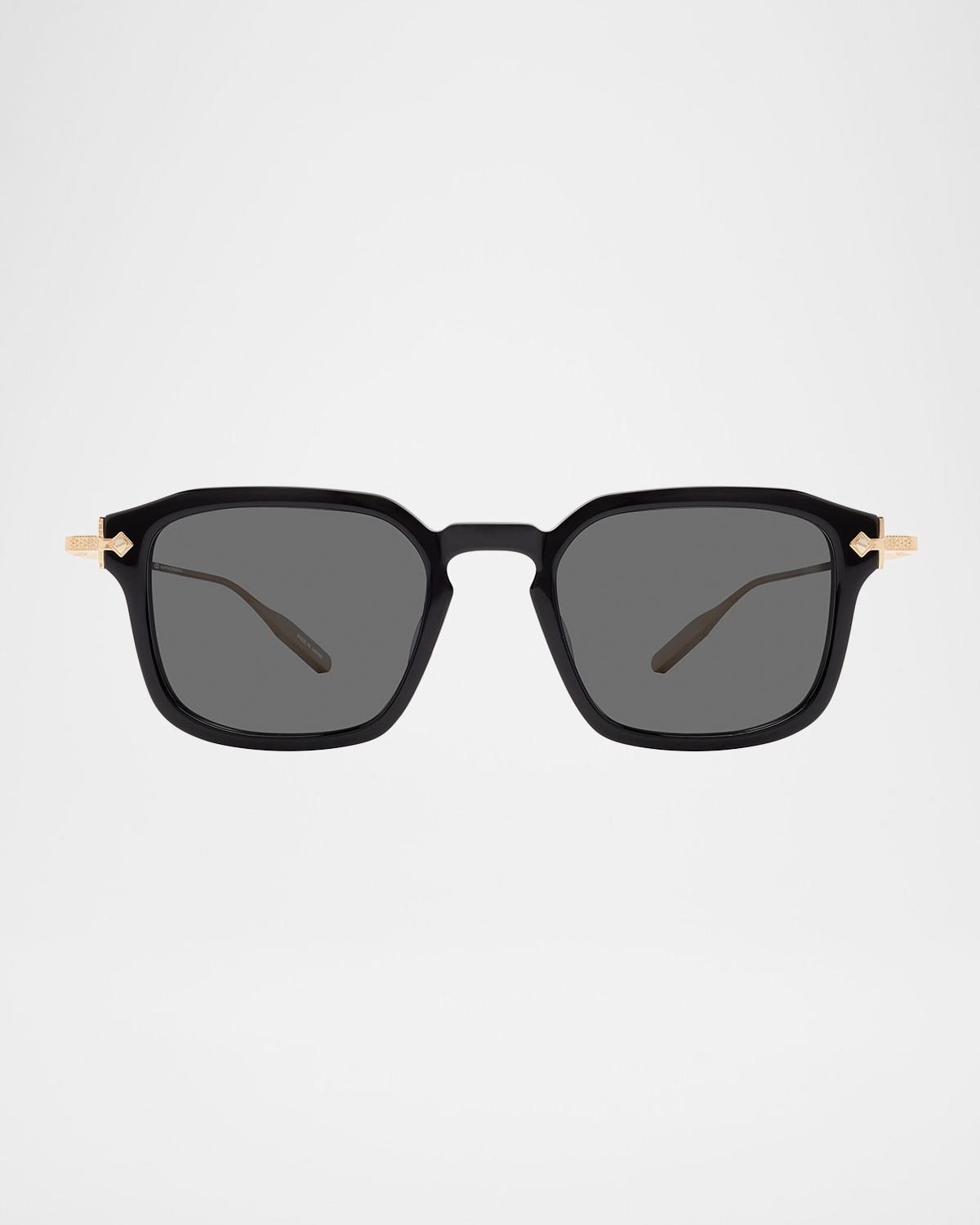 Barton Perreira Men 's Nolan Acetate & Titanium Rectangular Sunglasses