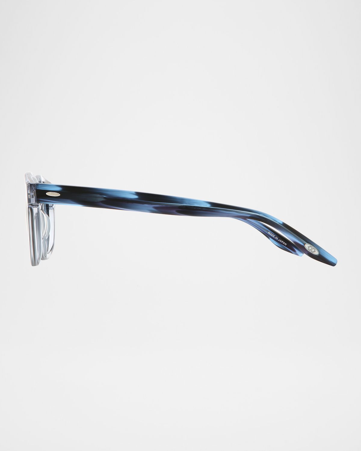 Barton Perreira Men 's Oxford Acetate Round Sunglasses