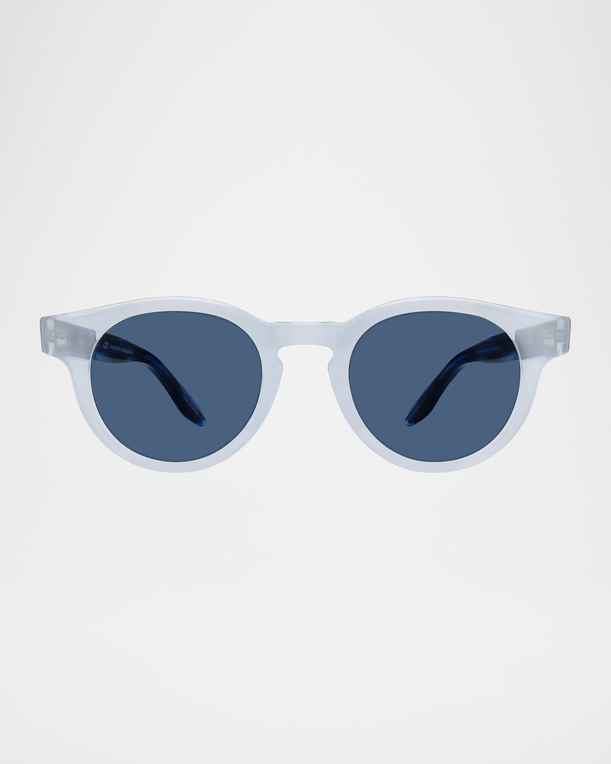 Barton Perreira Men 's Oxford Acetate Round Sunglasses