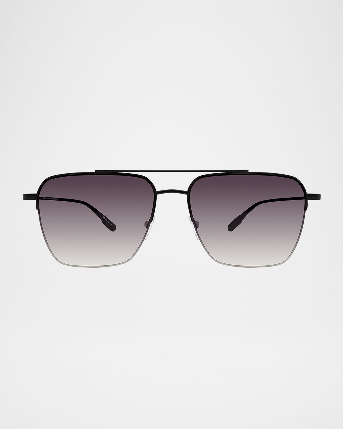 Barton Perreira Men 's Armstrong Titanium Aviator Sunglasses