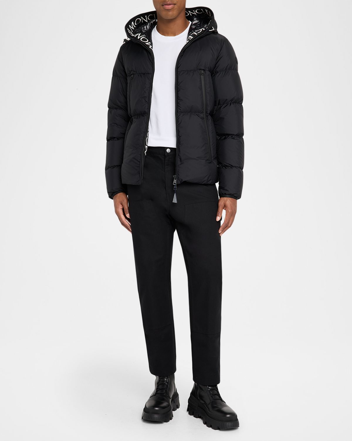 Moncler Men 's Montcla Hooded Short Down Jacket