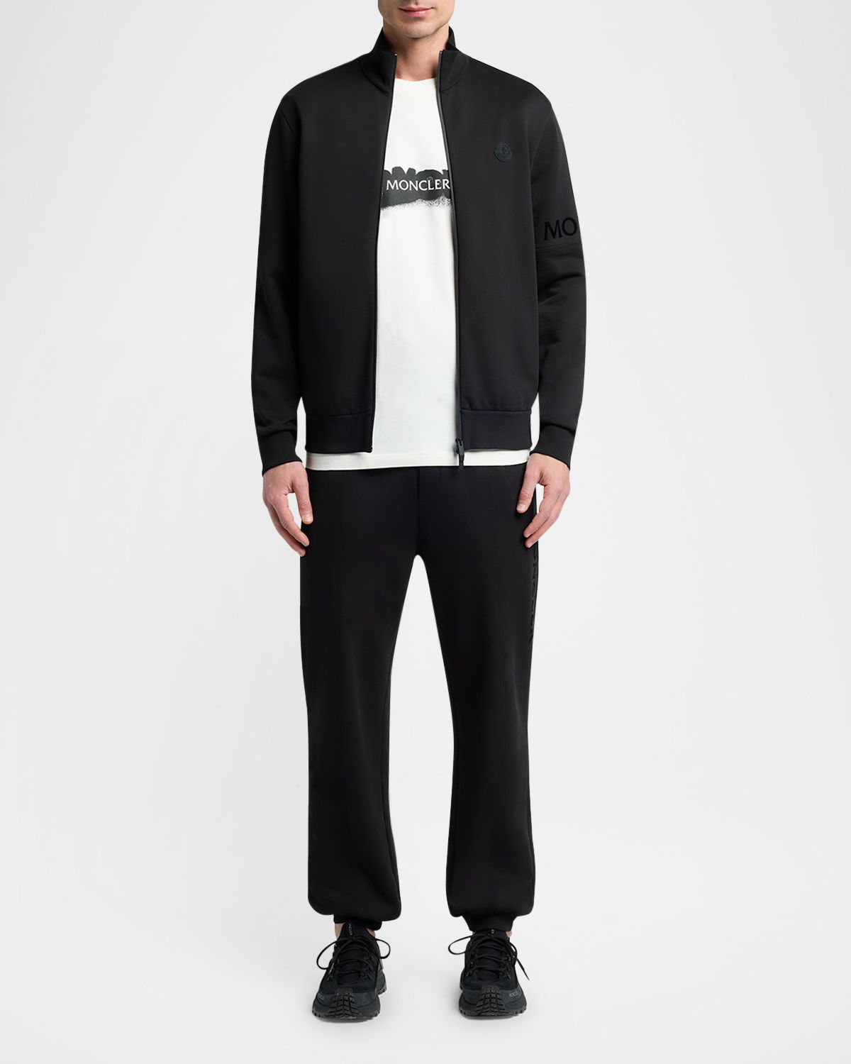 Moncler Men 's Graffiti Logo Graphic T-Shirt