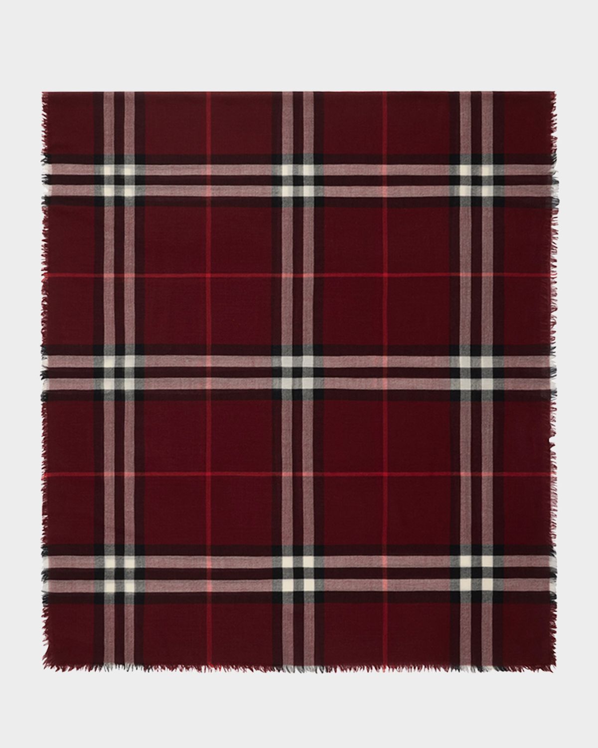 Burberry Men 's Wool Large Check Scarf