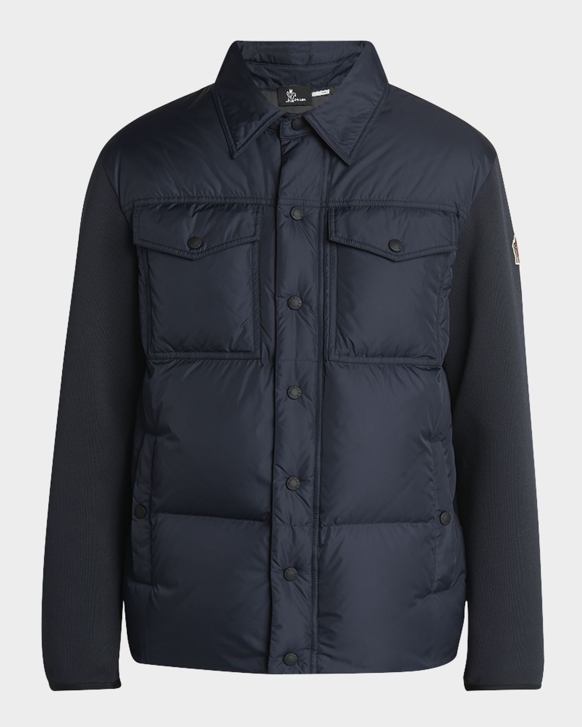 Moncler Grenoble Men 's Down Knit Combo Jacket