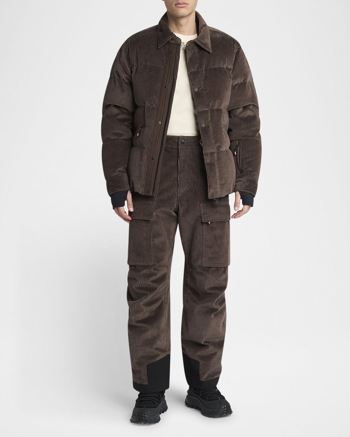 Moncler Grenoble Men 's Corduroy Ski Trousers