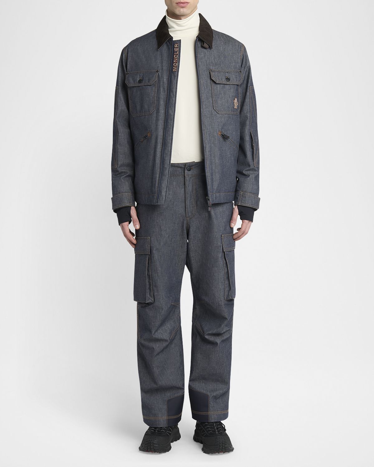 Moncler Grenoble Men 's Croatan Denim Jacket